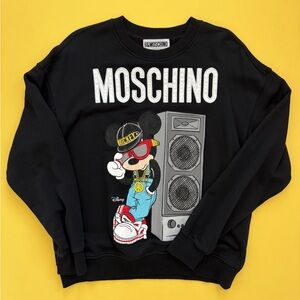 disney h&m x moschino pullover